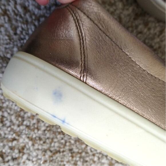 Ecco Soft 7 Slip-On Sneakers Metallic Leather Women’s 40 US 9–9.5 - Picture 5 of 9